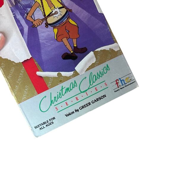 The Little Drummer Boy VHS Tape Vintage 1980s Family Christmas Classic - Picture 2 of 11